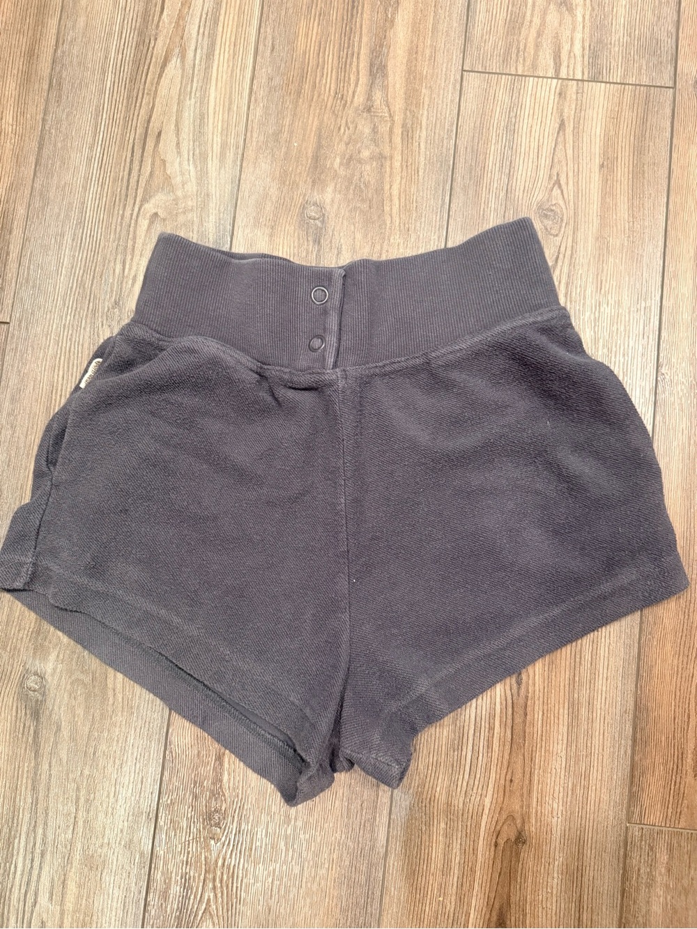 Nike Women's Black High-Rise Knit Athletic Shorts
